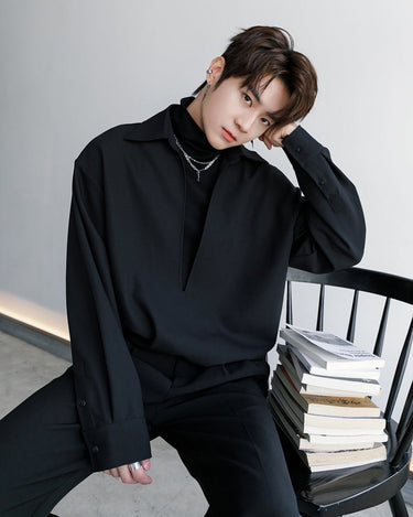 GS No. 316 Layered V Shirt - Gentleman's Seoul - 