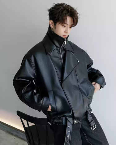 GS No. 319 Biker Leather Jacket - Gentleman's Seoul - 