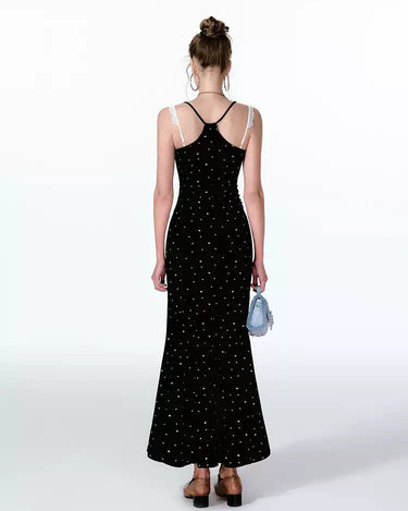 GS No. 333 Dot Dress, Black / L
