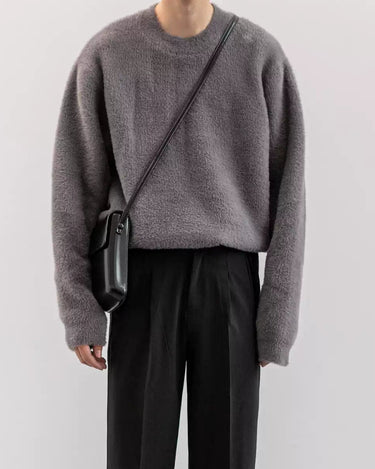 GS No. 335 Rabbit Loose Sweater - Gentleman's Seoul - 