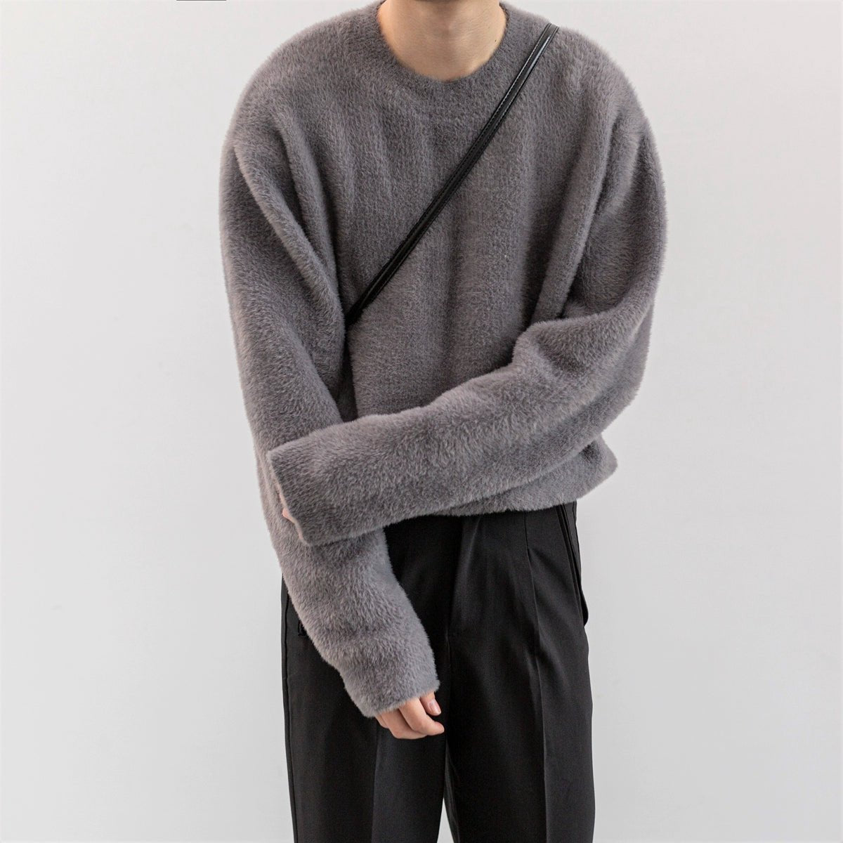 GS No. 335 Rabbit Loose Sweater - Gentleman's Seoul - 