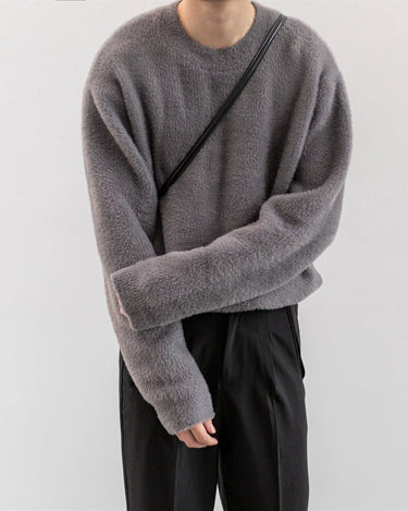 GS No. 335 Rabbit Loose Sweater - Gentleman's Seoul - 