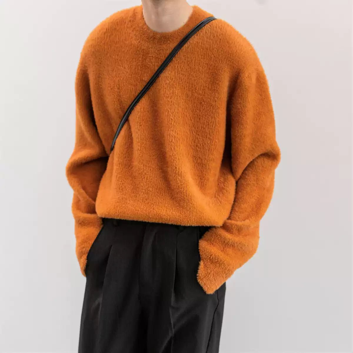 GS No. 335 Rabbit Loose Sweater - Gentleman's Seoul - 