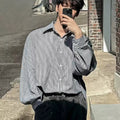 GS No. 337 Korean Striped Shirt - Gentleman's Seoul - 