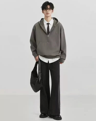 GS No. 344 Zipper Sweatshirt - Gentleman's Seoul - 