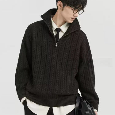 GS No. 346 Half - zipper Sweater - Gentleman's Seoul - 