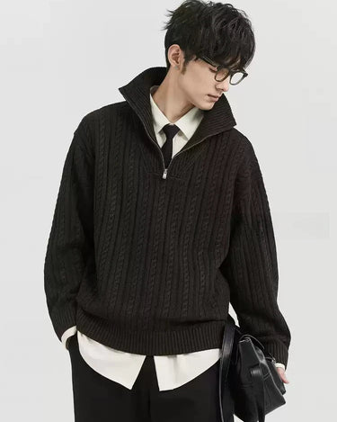 GS No. 346 Half - zipper Sweater - Gentleman's Seoul - 