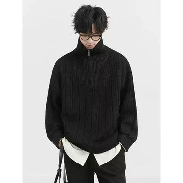 GS No. 346 Half - zipper Sweater - Gentleman's Seoul - 