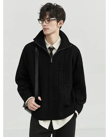 GS No. 346 Half - zipper Sweater - Gentleman's Seoul - 