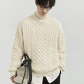 GS No. 348 Thick Turtleneck Sweater - Gentleman's Seoul - 