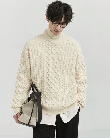 GS No. 348 Thick Turtleneck Sweater - Gentleman's Seoul - 