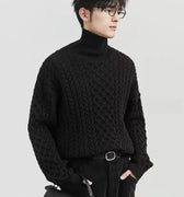 GS No. 348 Thick Turtleneck Sweater - Gentleman's Seoul - 