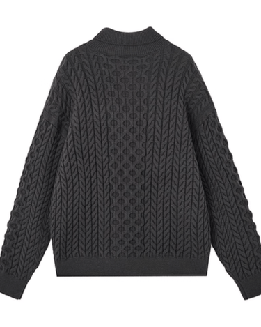 GS No. 348 Thick Turtleneck Sweater - Gentleman's Seoul - 