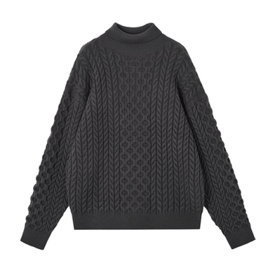 GS No. 348 Thick Turtleneck Sweater - Gentleman's Seoul - 