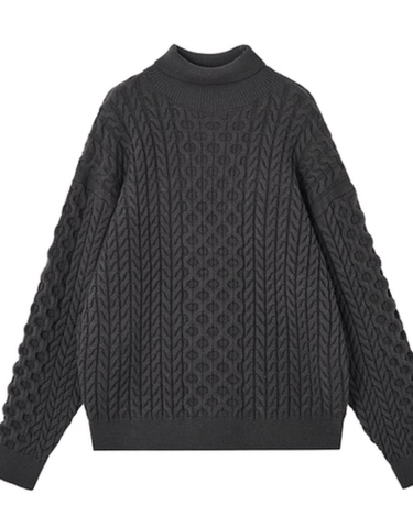 GS No. 348 Thick Turtleneck Sweater - Gentleman's Seoul - 