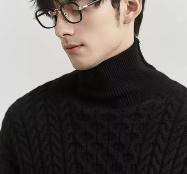 GS No. 348 Thick Turtleneck Sweater - Gentleman's Seoul - 