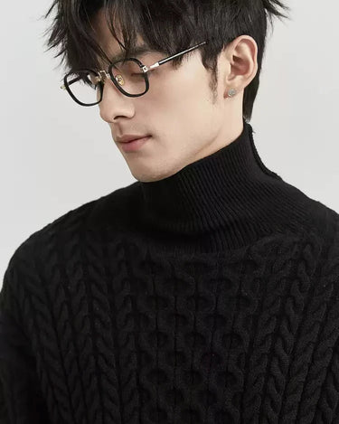 GS No. 348 Thick Turtleneck Sweater - Gentleman's Seoul - 