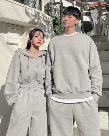 GS No. 350 Couple Autumn Sweatshirt Set - Gentleman's Seoul - 