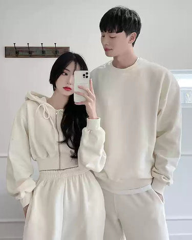 GS No. 350 Couple Autumn Sweatshirt Set - Gentleman's Seoul - 