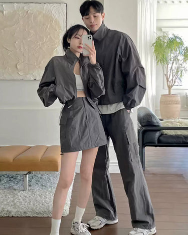 GS No. 352 Couple Wind Sweatshirt - Gentleman's Seoul - 