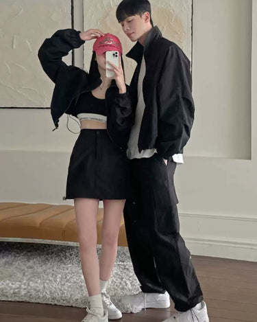 GS No. 352 Couple Wind Sweatshirt - Gentleman's Seoul - 