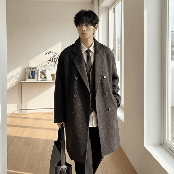 GS No. 355 Wool Trench Coat – Gentleman's Seoul