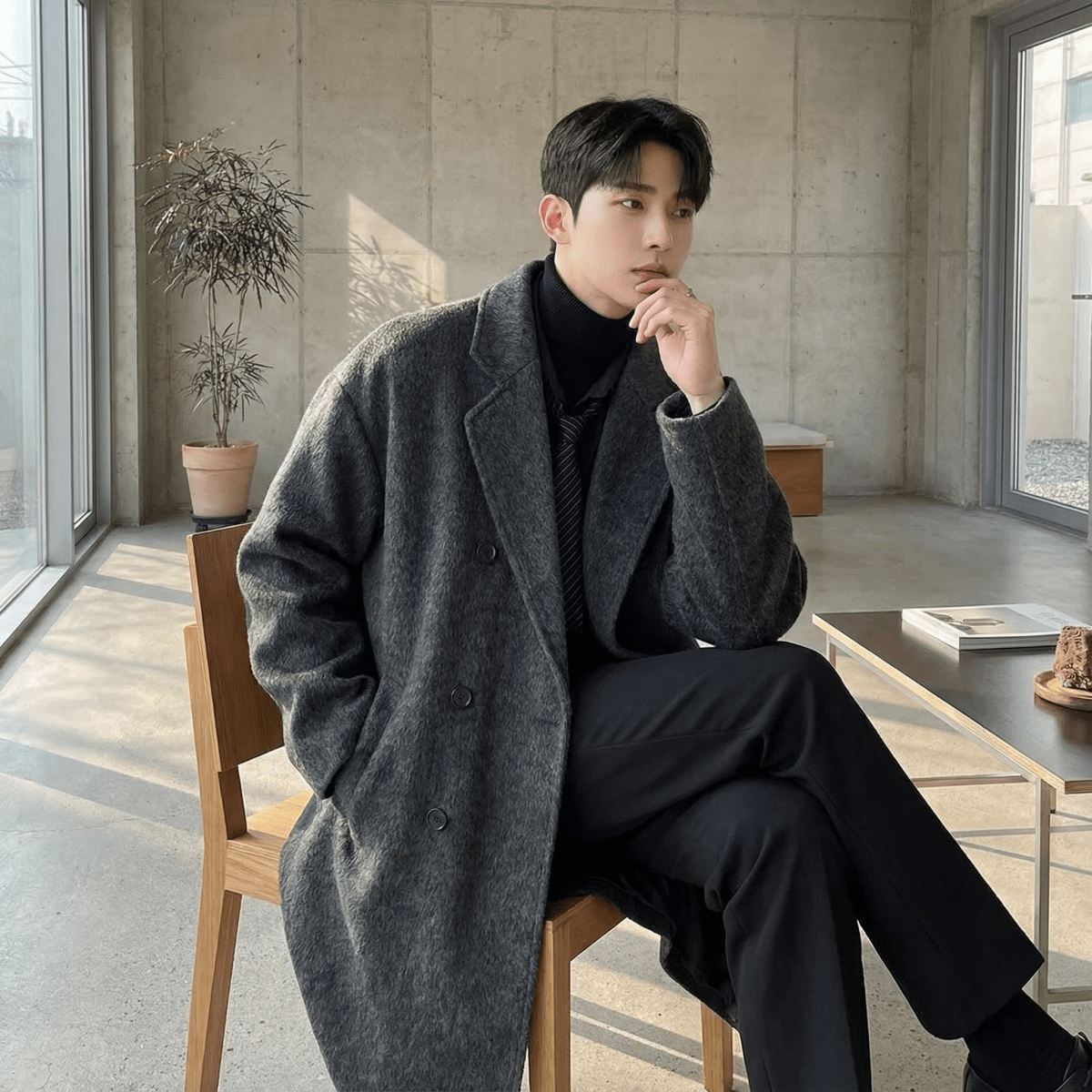 JOSE MOON WOOL COMFORTABLE TRENCH COAT 【公式通販】 JOSE MOON WOOL COMFORTABLE TRENCH COAT 【公式通販】
