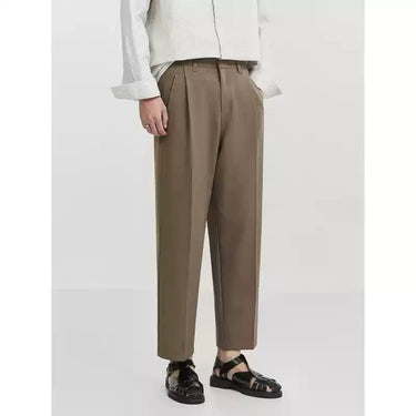 GS No. 357 Cropped Suit Pants - Gentleman's Seoul - 