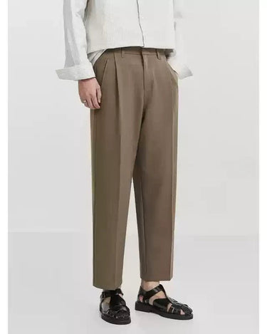 GS No. 357 Cropped Suit Pants - Gentleman's Seoul - 