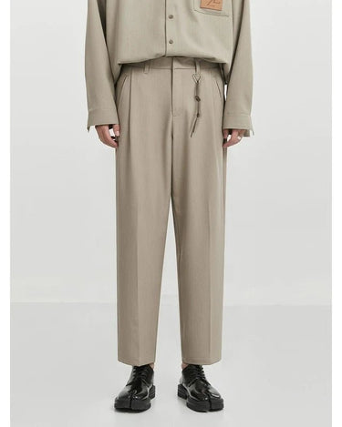 GS No. 357 Cropped Suit Pants - Gentleman's Seoul - 