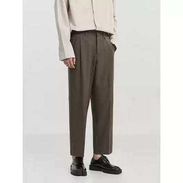 GS No. 357 Cropped Suit Pants - Gentleman's Seoul - 