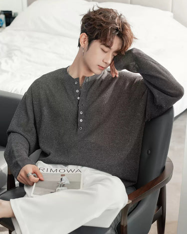 GS No. 359 Loose Thin Sweater - Gentleman's Seoul - 