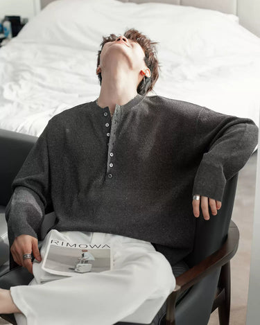 GS No. 359 Loose Thin Sweater - Gentleman's Seoul - 