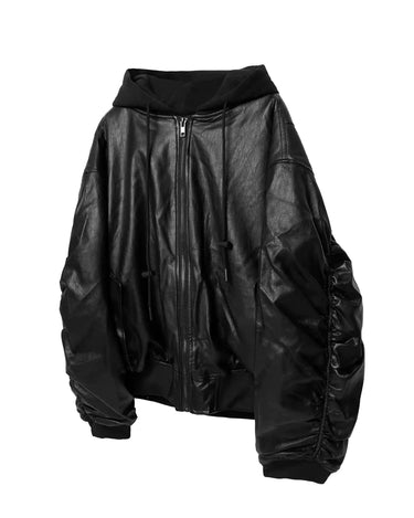 GS No. 364 Leather Bomber Jacket - Gentleman's Seoul - 