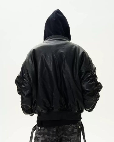 GS No. 364 Leather Bomber Jacket - Gentleman's Seoul - 