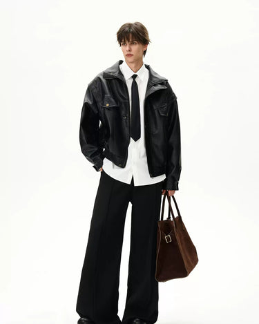 GS No. 365 Biker Leather Jacket - Gentleman's Seoul - 