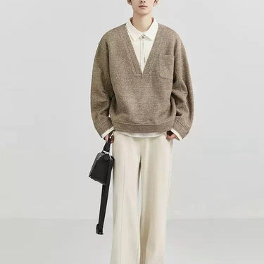 GS No. 371 V - neck Sweater - Gentleman's Seoul - 