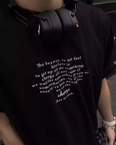 GS No. 378 Quote T-shirt - Gentleman's Seoul - 