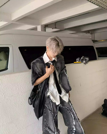 GS No. 379 Denim Short - sleeves Jacket - Gentleman's Seoul - 