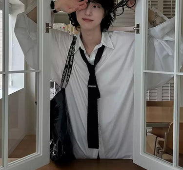 GS No. 387 Lazy Shirt and Tie - Gentleman's Seoul - 