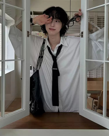 GS No. 387 Lazy Shirt and Tie - Gentleman's Seoul - 