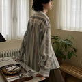 GS No. 395 Lazy Striped Shirt - Gentleman's Seoul - 