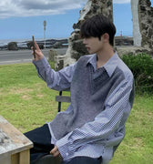 GS No. 402 Shirt - style Sweater - Gentleman's Seoul - 