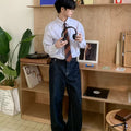 GS No. 403 Striped Shirt - Gentleman's Seoul - 