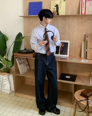 GS No. 403 Striped Shirt - Gentleman's Seoul - 