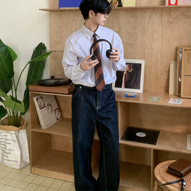 GS No. 403 Striped Shirt - Gentleman's Seoul - 