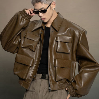 GS No. 404 Designer Leather Jacket - Gentleman's Seoul - 