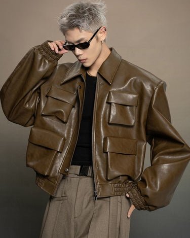 GS No. 404 Designer Leather Jacket - Gentleman's Seoul - 