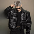 GS No. 404 Designer Leather Jacket - Gentleman's Seoul - 