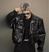 GS No. 404 Designer Leather Jacket - Gentleman's Seoul - 
